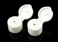 18mm de 20mm Plastic Kosmetische Hoogste Witte Geribbelde Aangepaste Oppervlakte van de Kroonkurkentik