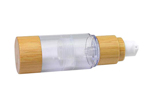 De Pomp Kosmetische Flessen Zonder lucht van de bamboelotion 100 ml zonder Buis