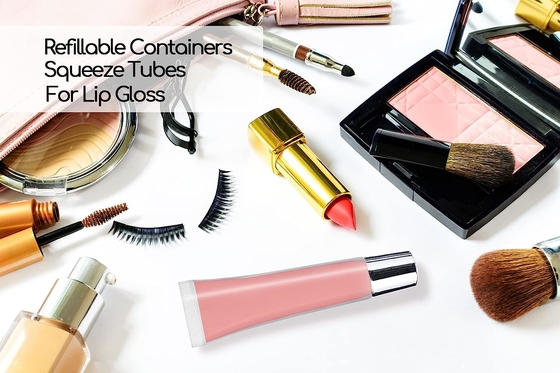 Het hart vormde Dubbele Zijcontainer 2 van de Lippenstiftbuis in 1
