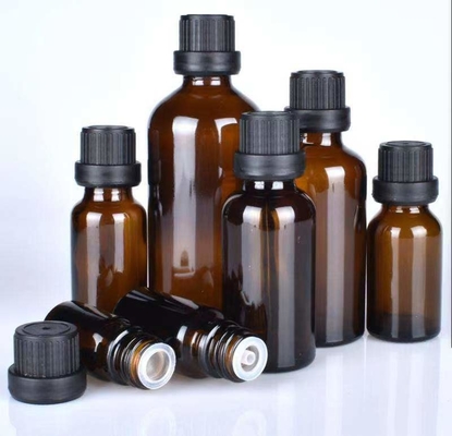 Plastic cosmetische oliefles met warm stempelen / etiket / zijschermprinten