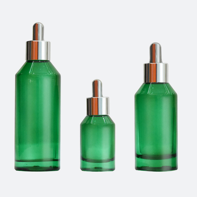 Plastic cosmetische oliefles met warm stempelen / etiket / zijschermprinten