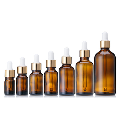 Plastic cosmetische oliefles met warm stempelen / etiket / zijschermprinten