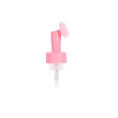 42 mm Mousse Foam Pump Dispenser Gezichtszeep Plastic Silicone Borstel Pomp Spray Fles PP Plastic Gezichtshart