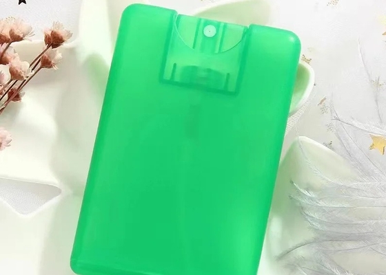 Compact Mini Plastic Pocket Spray Parfum Handsanitizer Creditcard Fles Met Plastic Mondstuk