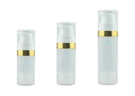 licht luxe 50 ml 80 ml vervangbaar draaiend cosmetisch luchtloze pompfles voor crème en huidverzorging