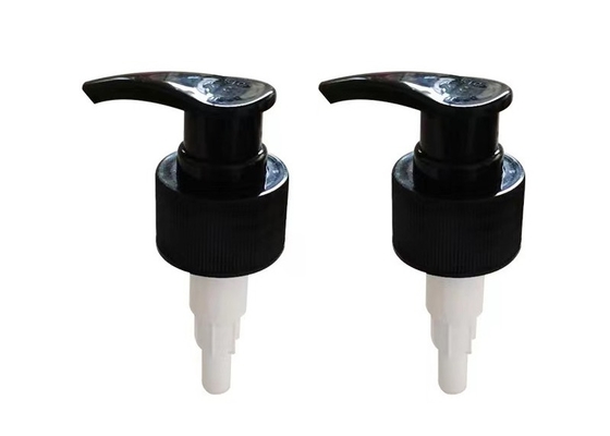 Nieuwe stijl 24mm 28mm hervulbare plastic lotion dispenser pomp voor flessen