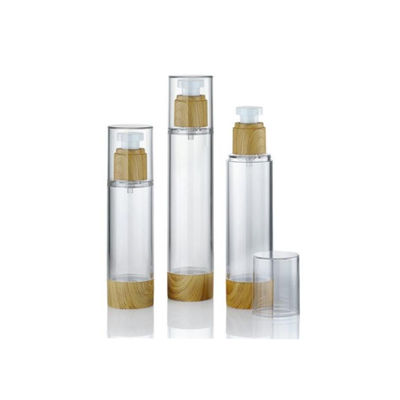 Op maat gemaakte 15 ml 30 ml 50 ml Plastic Airless Pump Vacuum Cosmetische fleslekkestof gecontroleerde dispensatie crème lotion verpakking