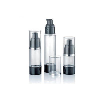 Op maat gemaakte 15 ml 30 ml 50 ml Plastic Airless Pump Vacuum Cosmetische fleslekkestof gecontroleerde dispensatie crème lotion verpakking