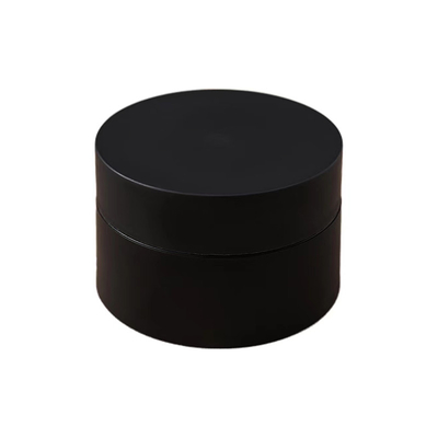 30 ml 50 ml 100 ml Amber Black Pp Plastic Cosmetic Cream Jar Met Wit Zwart Deksel