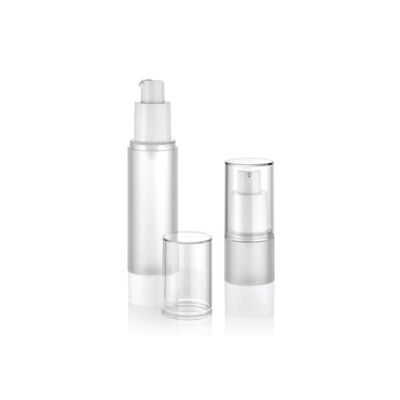 Op maat gemaakte 15 ml 30 ml 50 ml Plastic Airless Pump Vacuum Cosmetische fleslekkestof gecontroleerde dispensatie crème lotion verpakking