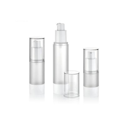 Op maat gemaakte 15 ml 30 ml 50 ml Plastic Airless Pump Vacuum Cosmetische fleslekkestof gecontroleerde dispensatie crème lotion verpakking
