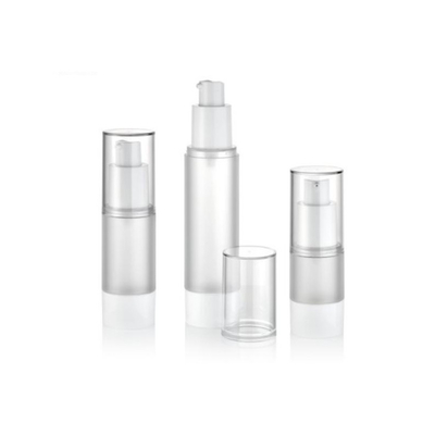 Plastic luchtloze fles met vacuümpomp 15 ml 30 ml 50 ml 80 ml & 100 ml