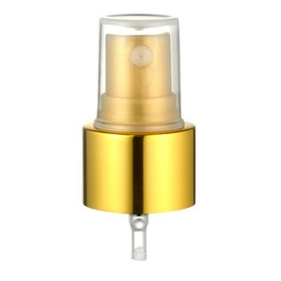 20 mm UV Gold Fijn Sproeiend Lastic Parfum Mist Pump Product Sleutelwoord Mist Sprayer