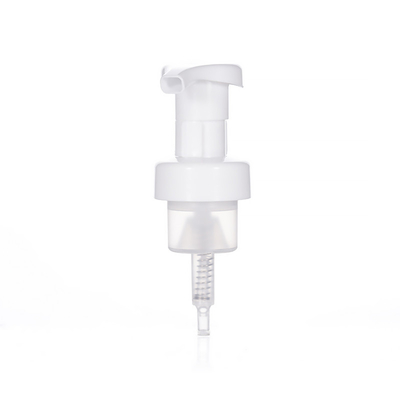 42 mm gezichtsreinigende schuimpomp Wit plastic dispenser PP lotionpomp voor fles