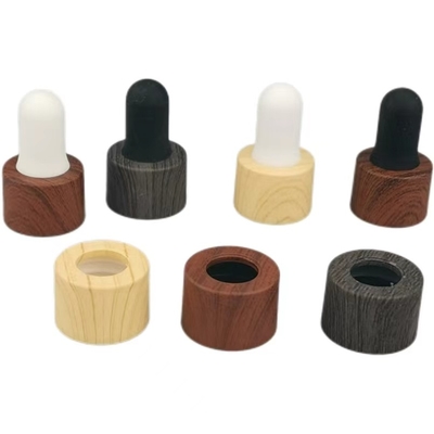 18 mm 20 mm 24 mm essentiële olie flessen glazen dropper met custom rubber