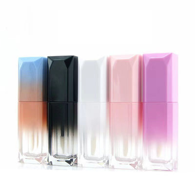 Luxe unieke lege verpakking vierkant plastic cosmetische helling met staven