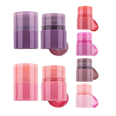 Op maat gemaakt 15g Rotate Lip Gloss Stick Lip Mask Lip Balm Fles Plastic Blush Stick Solid Balm Deodorant Tube Make-up Container
