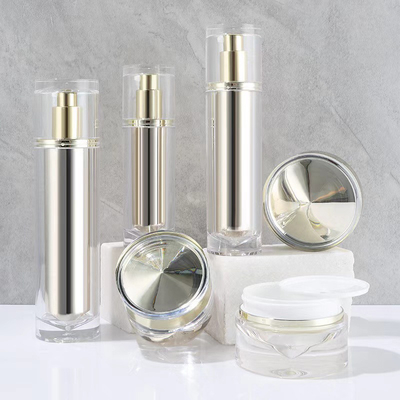 100 ml Acryl Airless Pump Gezichtslotion Cosmetica Fles Creme Jar Set