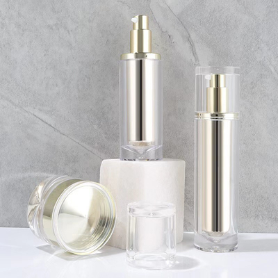 100 ml Acryl Airless Pump Gezichtslotion Cosmetica Fles Creme Jar Set
