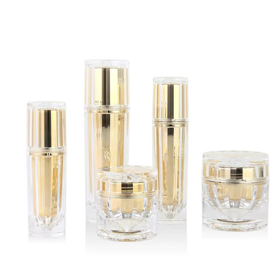 30 ml 50 ml 100 ml Rose Gold Acryl cosmetische verpakkingsflessen Creme Jar