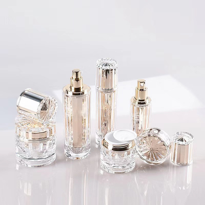30 ml 50 ml 100 ml Rose Gold Acryl cosmetische verpakkingsflessen Creme Jar