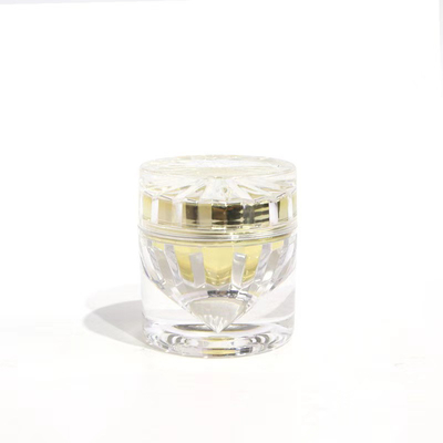 Diamantvormige zilveren polyhedraal luxe lege plastic acrylpot