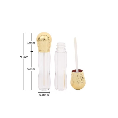 Groothandel Custom 3.5G lege lippenstift buis met rubberen zegel schroef sluiting Plastic Lip Balm buis voor cosmetische container verpakking