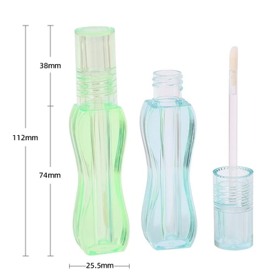 Fabriek 4g lege ronde mond lippenstift buis met rubberen zegel schroef sluiting Plastic lippenstift buis voor cosmetische container verpakking