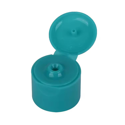 Schroef shampoo fles Duidelijk plastic deksel met gladde aluminium flip top en push pull cap