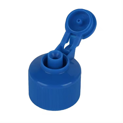 20 mm zwarte geribbelde flip top caps plastic schroef top cap voor vloeibare zeep