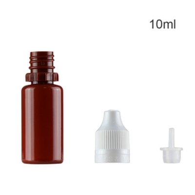 10 ml fles met druppel voor olieflessen met een druk-pull sluiting