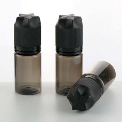 50 ml Smoke Oil Liquid Lange plastic flessen voor olie sap met kinderdichte verpakkingslotion Afwerking Matte afwerking