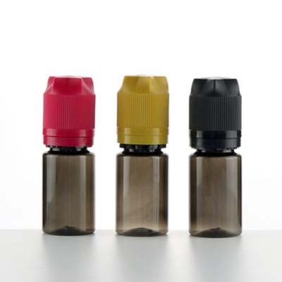 50 ml Smoke Oil Liquid Lange plastic flessen voor olie sap met kinderdichte verpakkingslotion Afwerking Matte afwerking