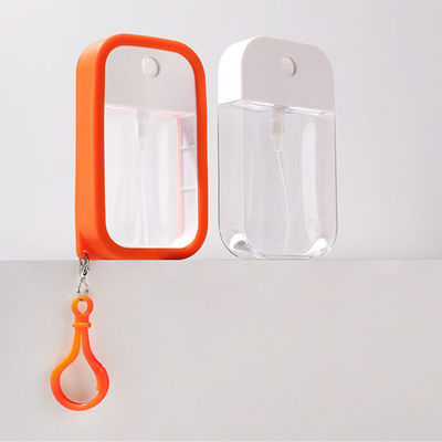 30 ml 50 ml Draagbare Navulbare PETG Plastic Cosmetische Spray Parfum Kaartvormige Fles Rubberen Frame Reizen Gemakkelijk te Gebruiken