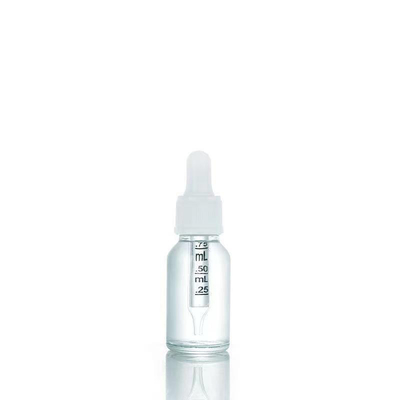 18 mm plastic flesdropper en 10 ml Amber Oil Glass essentiële oliefles voor reizen of thuis