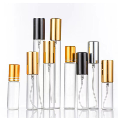 5 ml kwaliteitsloze mini-monster Zwart Goud Zilver Aluminium Sprayer Glasspray