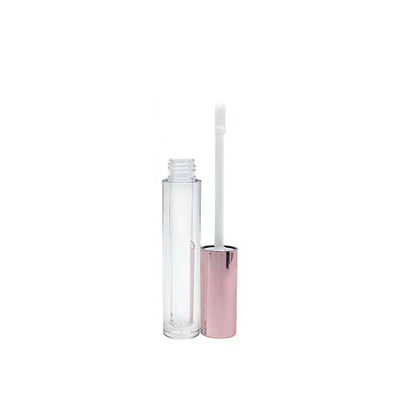 Rubber Seal Screw Closure Plastic Lip Balm Tube voor cosmetische container Verpakking Custom 4g Leeg Ronde Mond Lipstick Tube Met