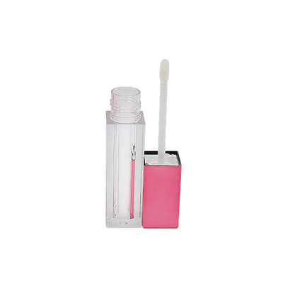 Lipbalsembuis voor cosmetische container Custom 3G Leeg Beveled Mouth Lipstickbuis Met Rubber Seal Schroef Sluiting Plastic