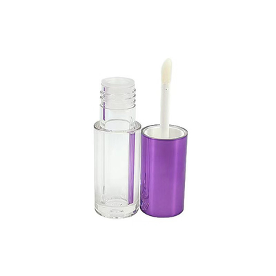 Custom 3.5g 5g lege lippen lippenstift buis met rubberen zegel schroef sluiting plastic lippenstift buis voor cosmetische container verpakking