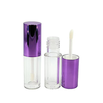 Custom 3.5g 5g lege lippen lippenstift buis met rubberen zegel schroef sluiting plastic lippenstift buis voor cosmetische container verpakking