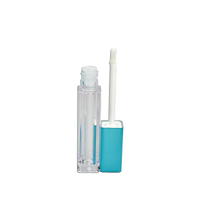 3G lege gebovelde mond Lipstick buis met rubberen zegel schroef sluiting Plastic Lipbalm buis voor cosmetische container DIY