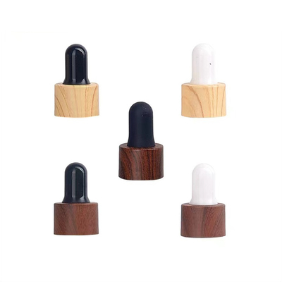 18 mm 24 mm geribbelde PP-plastic drupper voor essentiële olieflessen en veelzijdig