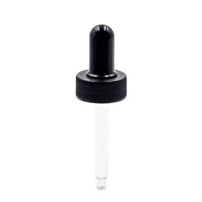 18 mm 24 mm geribde PP-druppelmachine met plastic pipet aangepaste kleur voor gemakkelijke afgifte