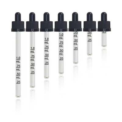 18 mm 24 mm geribde PP-druppelmachine met plastic pipet aangepaste kleur voor gemakkelijke afgifte