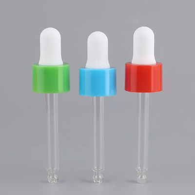 Aanpasbare kleur 18 mm 24 mm gladde PP-druppelmachine met plastic pipet voor nauwkeurige metingen