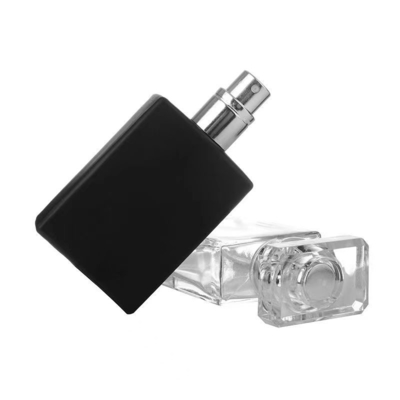 Matt Black 30 ml 50 ml 100 ml glazen fles met parfummist