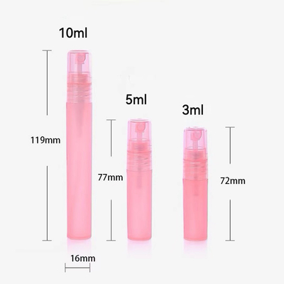 In voorraad 3 ml 5 ml 8 ml 10 ml druklaag PP plastic parfum mist fles