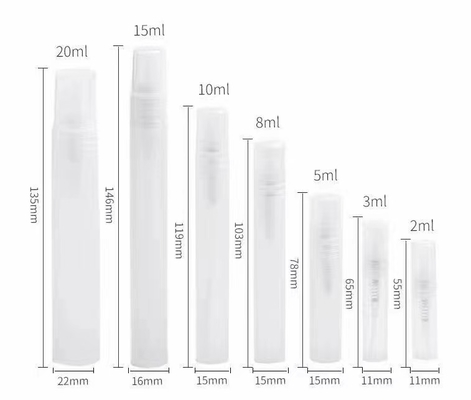 10 ml PET Plastic Transparent Parfum Spray Fles Cosmetische fijne mist Fles Huidverzorging Serum Lotion Shampoo