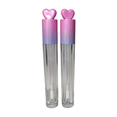 Zwarte lipglossbuis met schroefkap sluiting Zwarte doos met aangepast logo