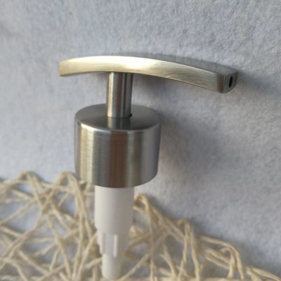 28mm aangepaste kleur roestvrij staal handzeep dispenser lotion pomp
